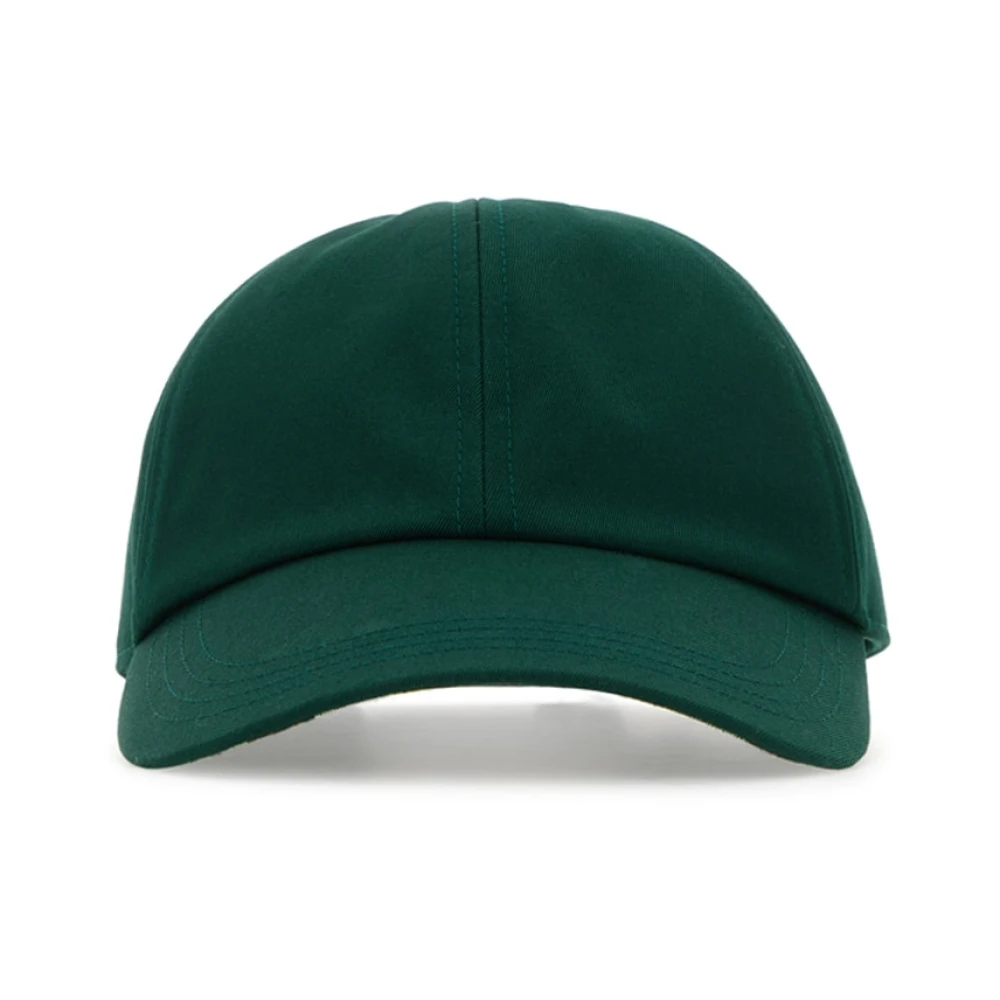 Burberry Unisex Groente Accessoires Groen, M, Logo Geborduurd Baseballpet