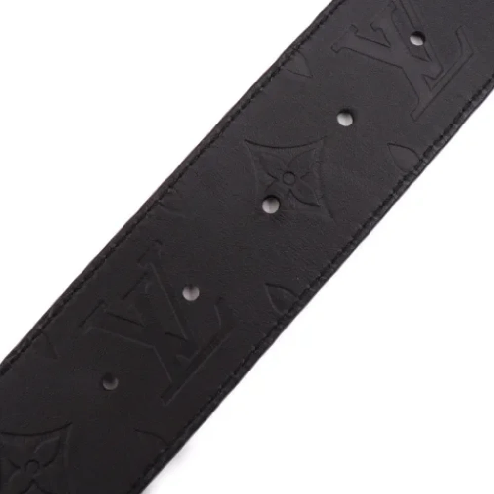 Louis Vuitton Vintage Pre-owned Leather belts Black Dames