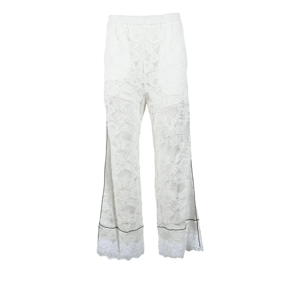 Trousers > Wide Trousers - - Msgm - Modalova