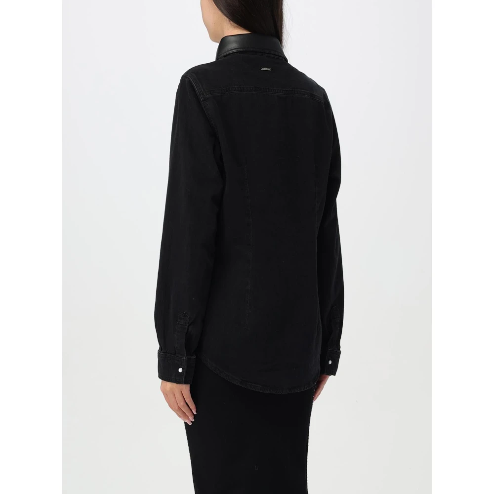 Liu Jo Gecoate Denim Overhemd Blue Dames