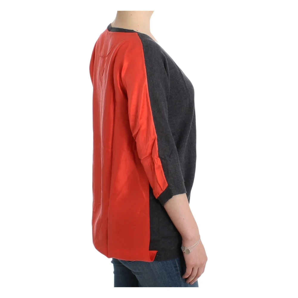 Costume National V-neck Knitwear Multicolor Dames