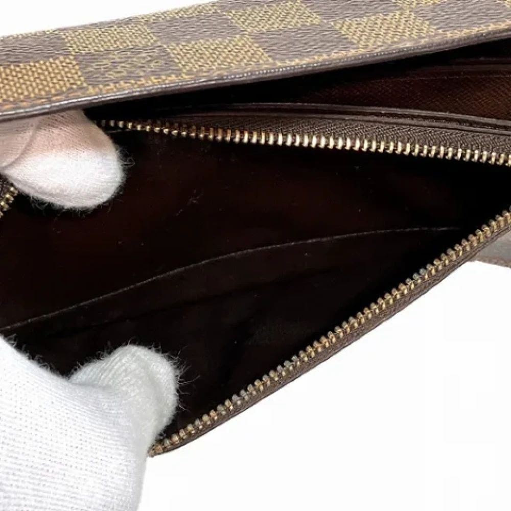 Louis Vuitton Vintage Pre-owned Canvas wallets Brown Dames