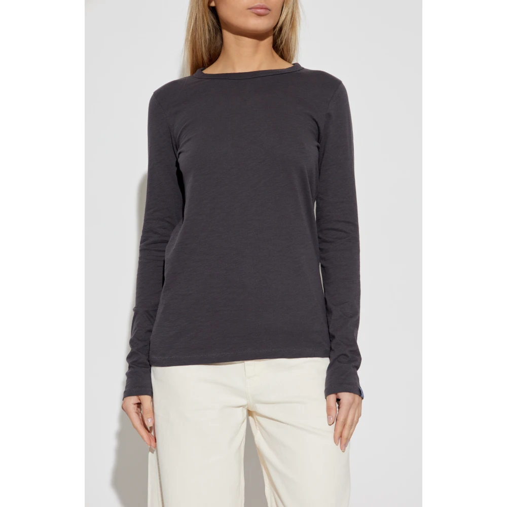 Rag & Bone Top Slub Gray Dames