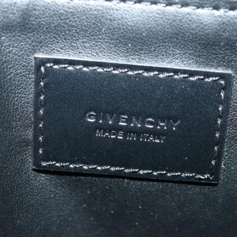 Givenchy Pre-owned Leather clutches Black Dames
