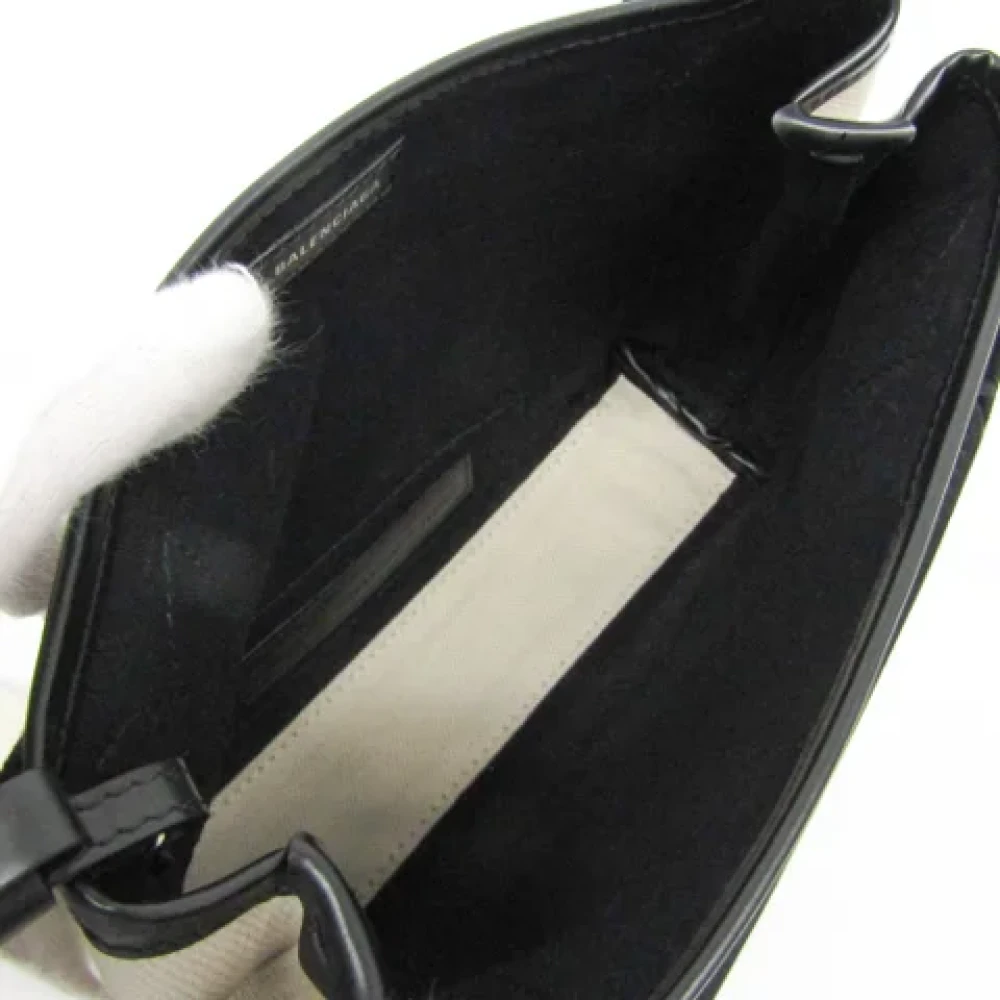 Balenciaga Vintage Pre-owned Canvas handbags Black Dames
