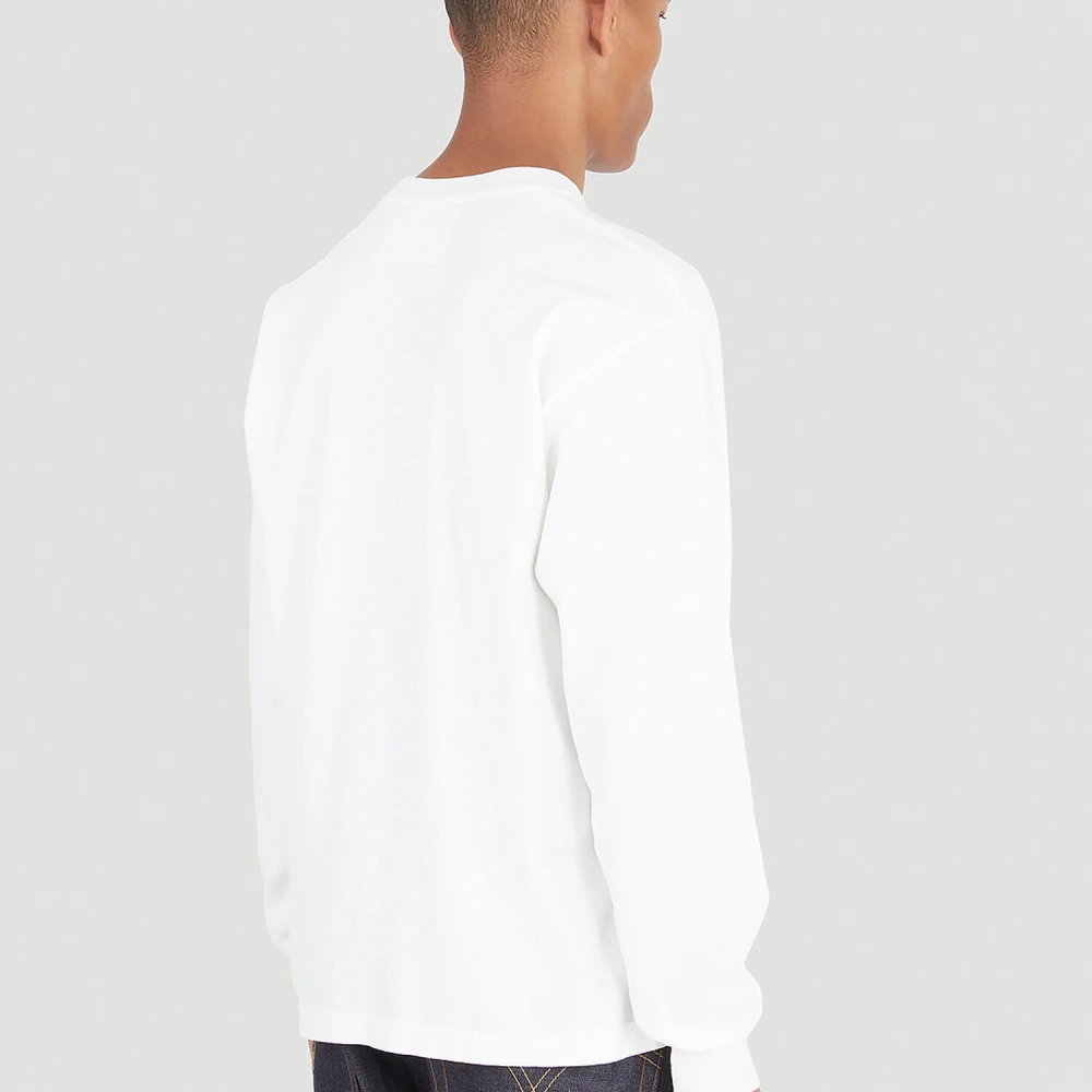 ONE OF These Days Grafische Print Crewneck T-Shirt White Heren