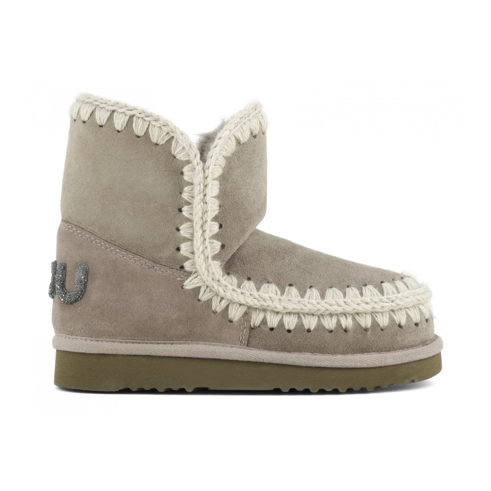 Mou Grijze Glitter Eskimo Laarzen Gray Dames