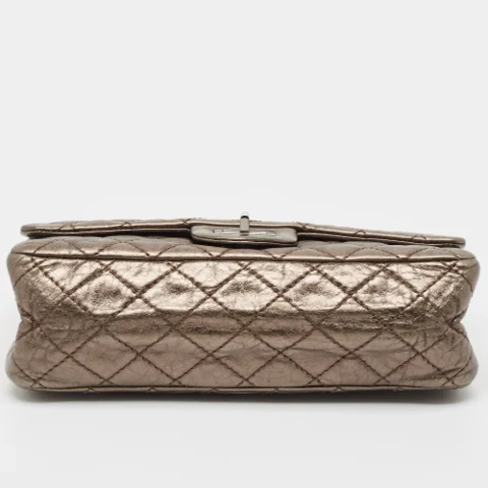 Chanel Vintage Pre-owned Fabric chanel-bags Gray Dames