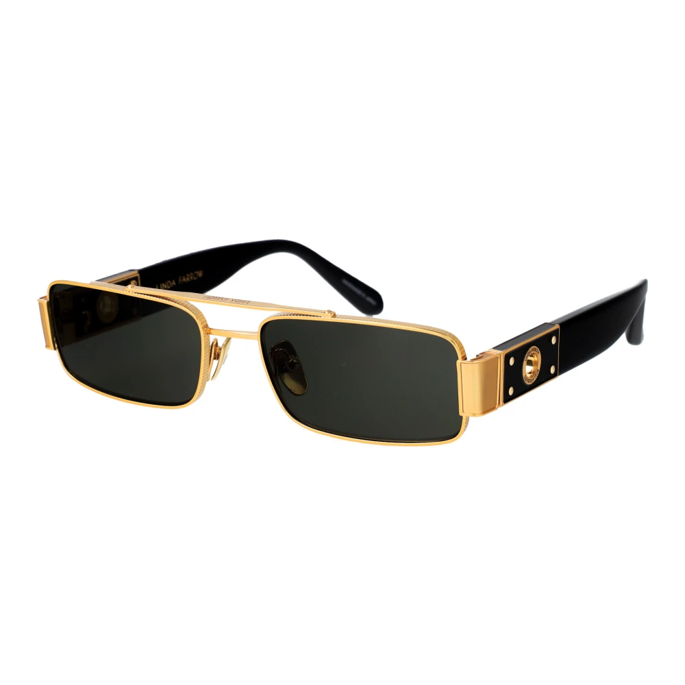 Linda Farrow Black Sunglasses, Female, 57 Mm, Stylish Joey Sunglasses For Summer
