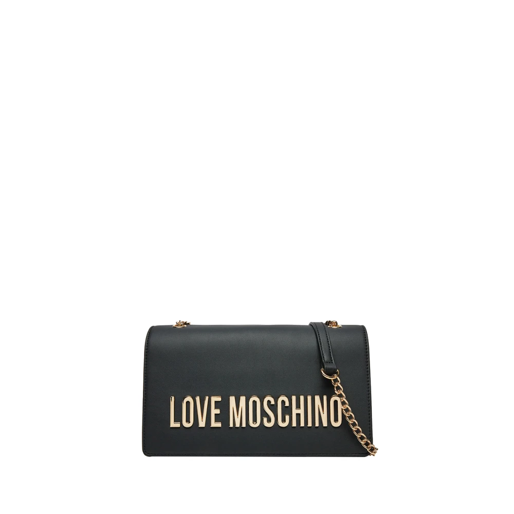 Love Moschino Stijlvolle Crossbody Tas met Verstelbare Band Black Dames