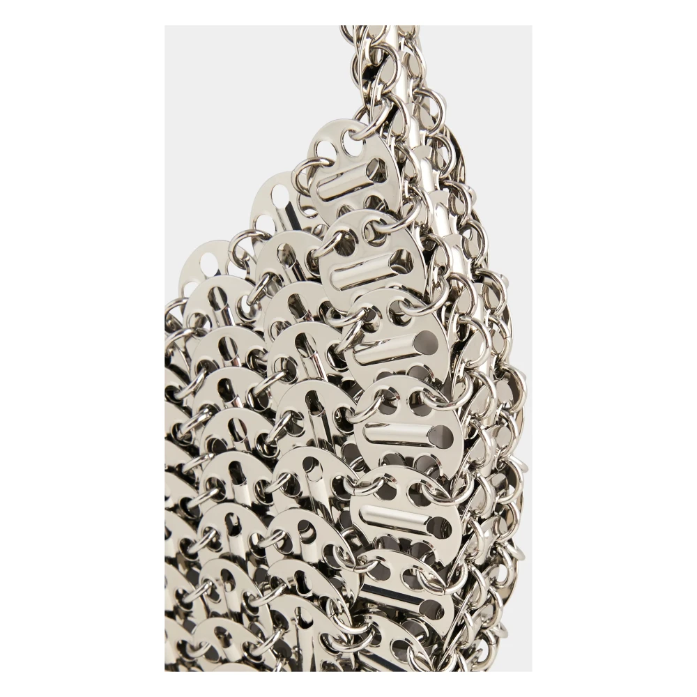 Paco Rabanne Maanvormige Tas met Strass Gray Dames
