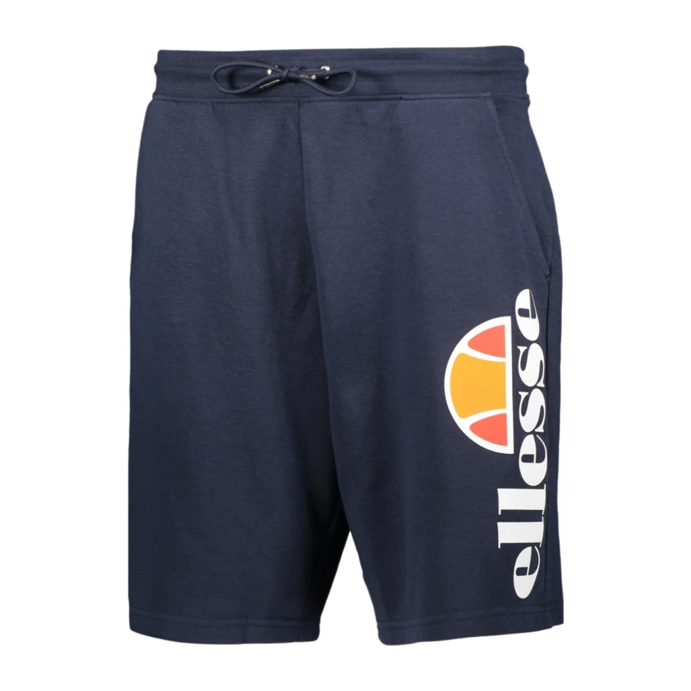 Ellesse Men's Blue Casual Shorts, S, Extended Logo Shorts