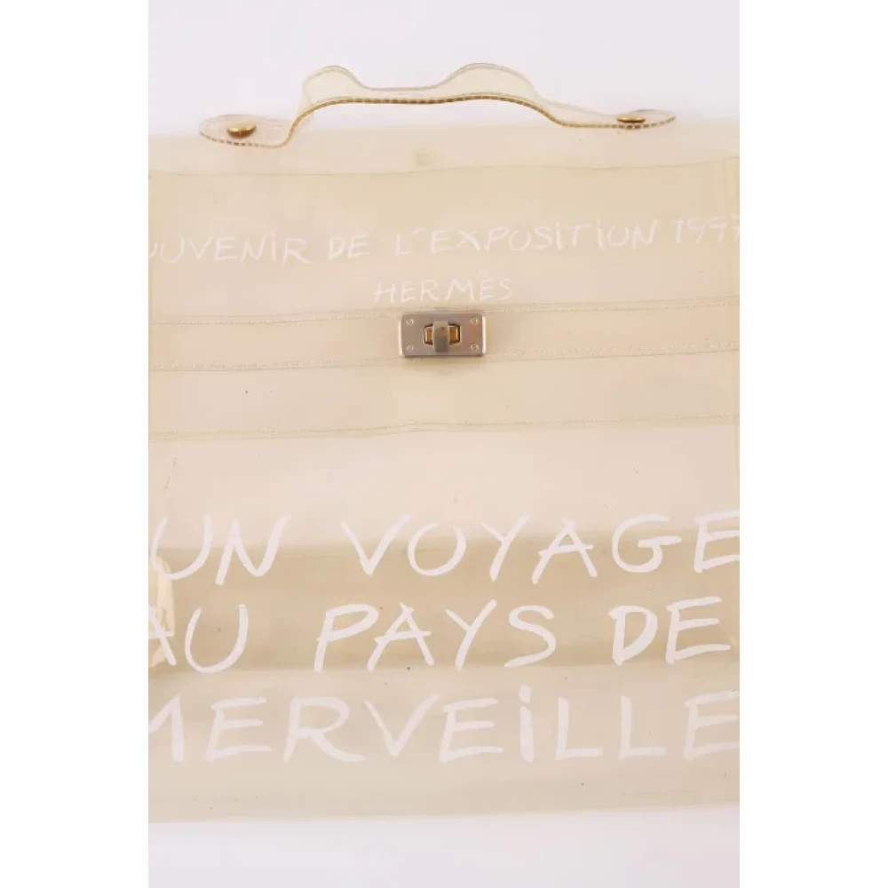 Hermès Vintage Pre-owned Plastic handbags White Dames