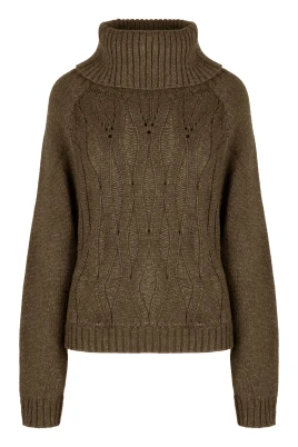 Short High Neck Soft Touch Sweater