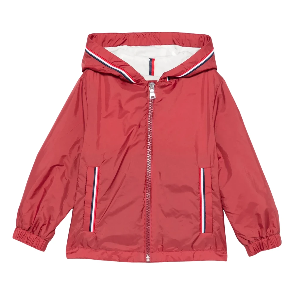 Moncler Red Granduc Jacket - Male - Kids Rain Wear - 4 Y - Kids