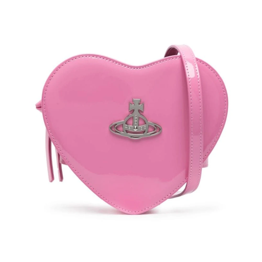 Vivienne Westwood Bubblegum Pink Louise Orb-Plaque Crossbody Väska Pink, Dam