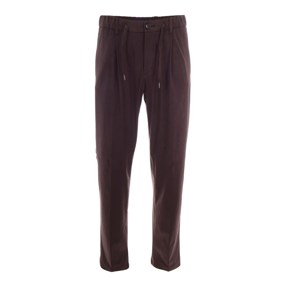 Herno Uomo Marrone Pantaloni, M, New,
