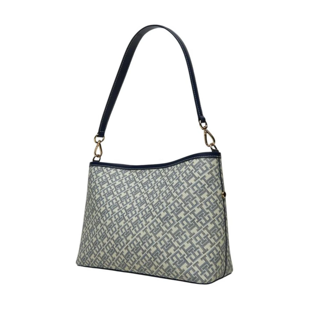Tommy Hilfiger Klassieke Polyurethaan Handtas voor Vrouwen Blue Dames