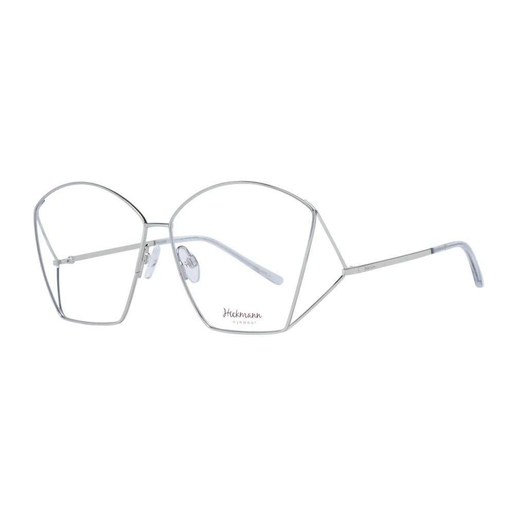 Ana Hickmann Zilveren Vierkante Metalen Optische Frames Gray Dames
