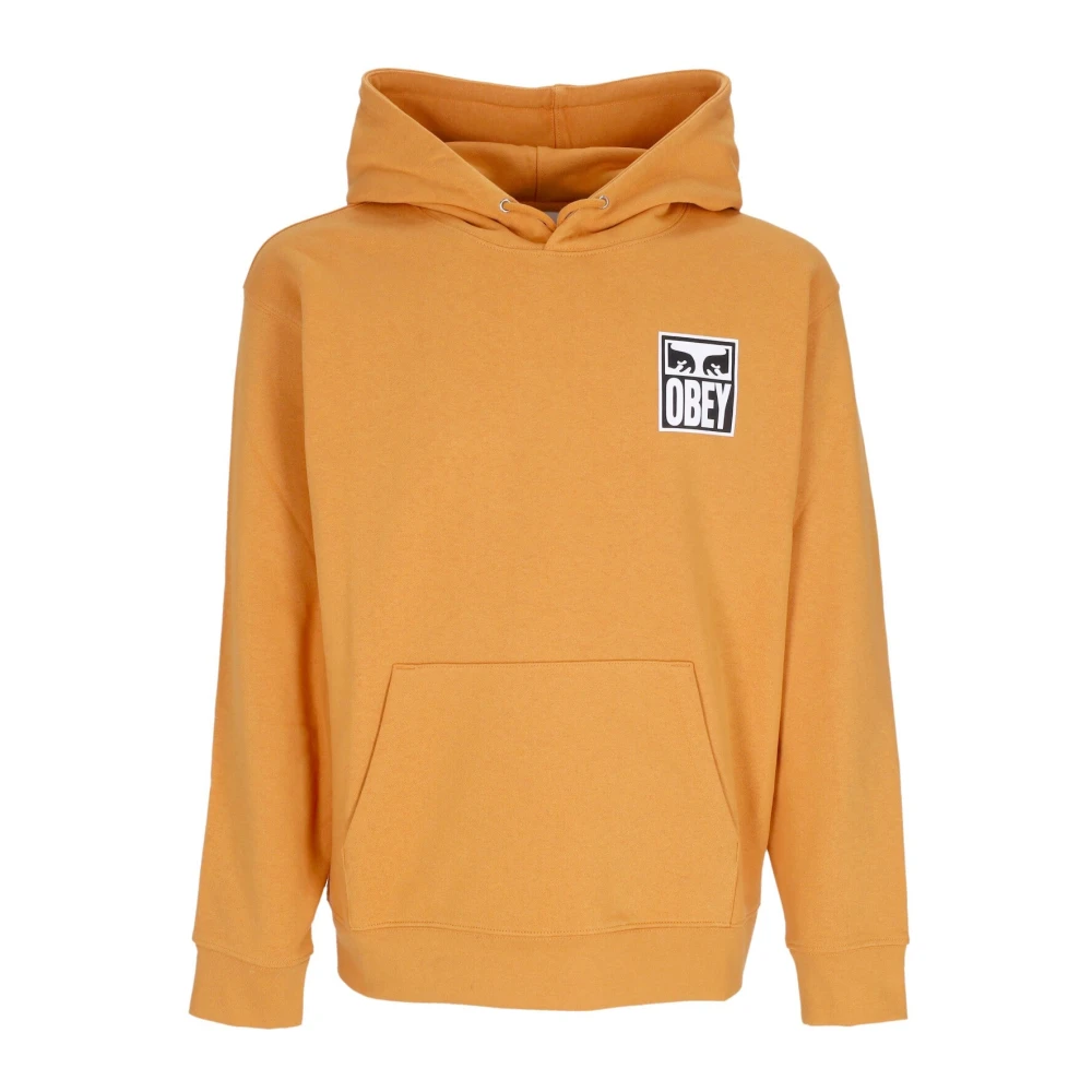 Obey Ogen Icoon Lichtgewicht Hoodie Orange Heren