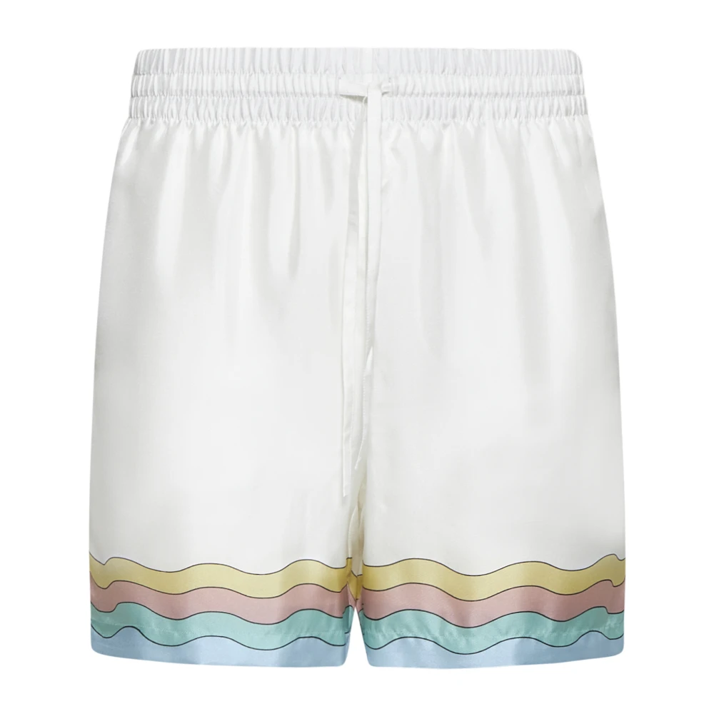 Casablanca Elegant Sommar Shorts White, Herr