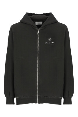 black-cotton-hoodie-with-front-zip