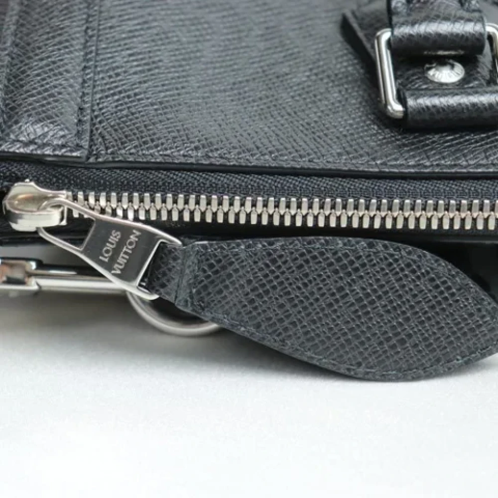 Louis Vuitton Vintage Pre-owned Leather handbags Black Heren