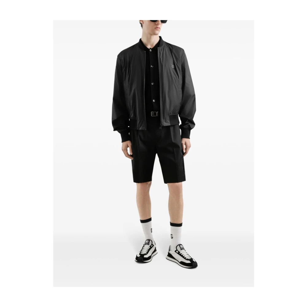 Dolce & Gabbana Zwarte jas Buitenkleding Stijl Ss25 Black Heren