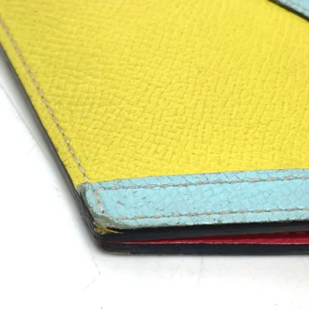 Hermès Vintage Pre-owned Leather home-office Yellow Dames