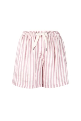 Randiga Mini-shorts i Sidenmix