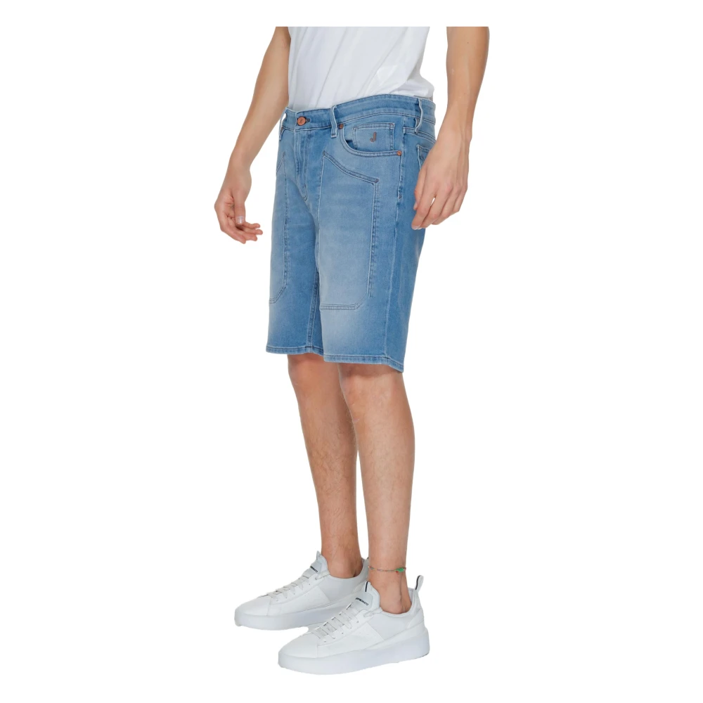 Jeckerson Heren Bermuda Shorts Lente Zomer Collectie Blue Heren