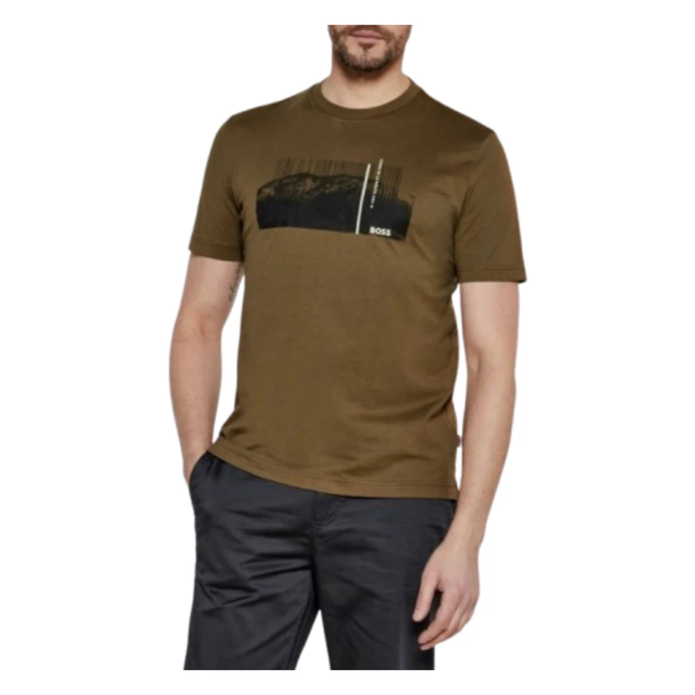 Hugo - Tops > T-Shirts - Green - Hugo - Modalova