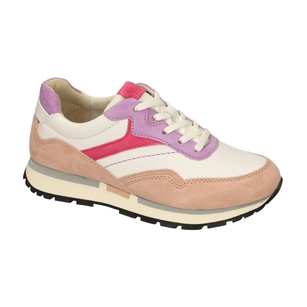 Gabor Chevron Dreamvelour Sneaker Dames Schoenen Veelkleurig Multicolor