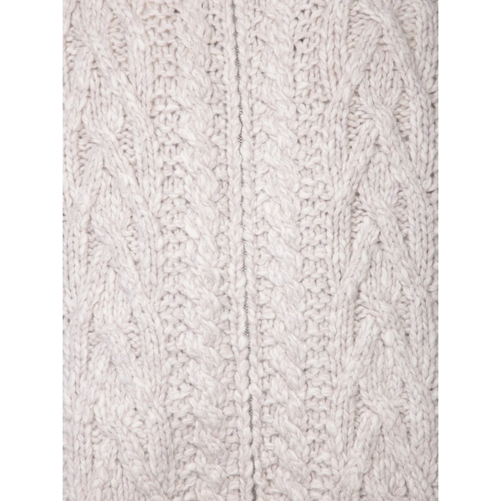 BRUNELLO CUCINELLI Luxe Witte Cardigan Sweater Aw24 White Heren