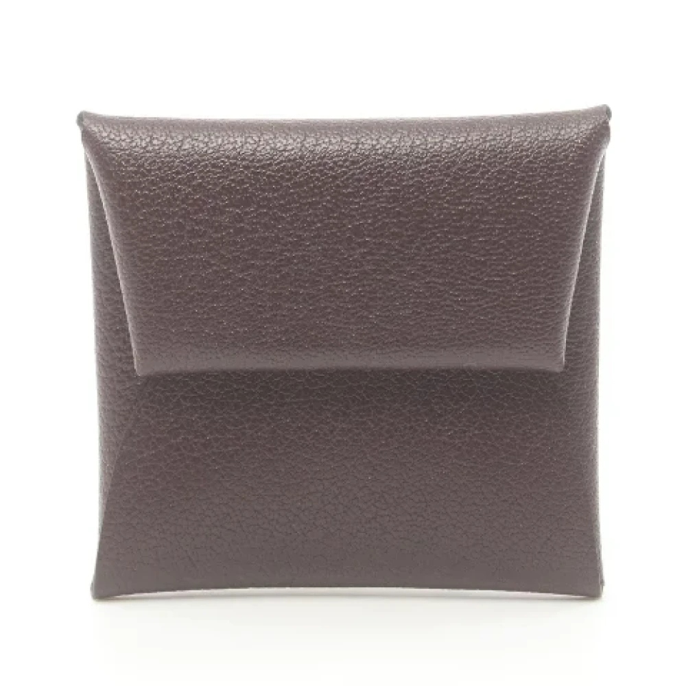 Hermès Vintage Pre-owned Leather wallets Orange Dames