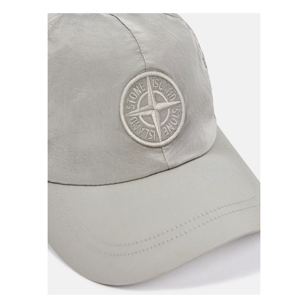 Stone Island Iridescent Nylon Metal Cap Gray Unisex