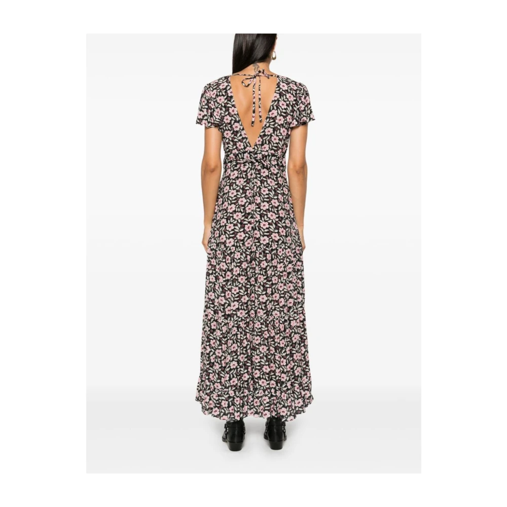 Rixo Bloemenprint Maxi Jurk Multicolor Dames