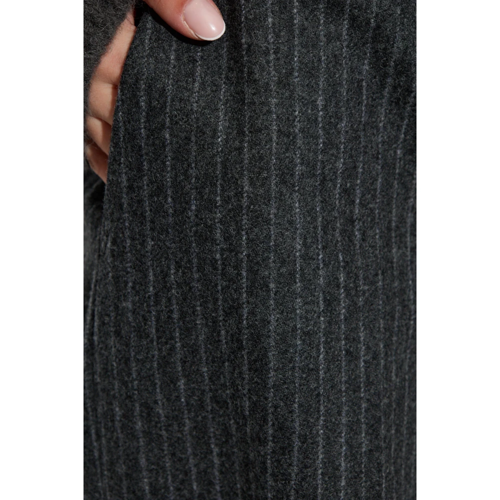 Ami Paris Broek met gestreept patroon Gray Dames