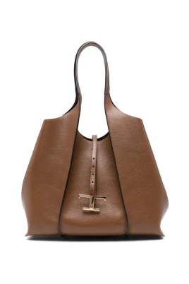 T Timeless Medium Läder Tote Bag