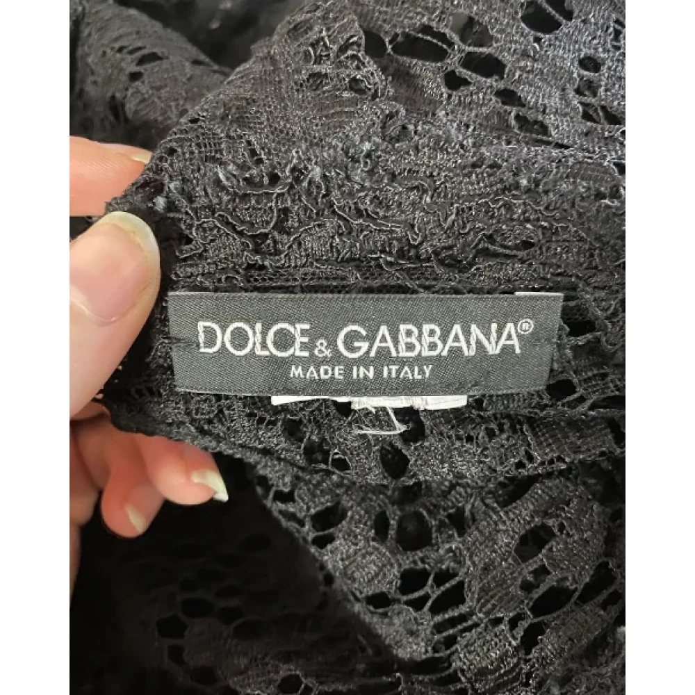 Dolce & Gabbana Pre-owned Polyester dresses Black Dames