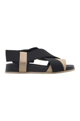 Svarta och beige Atonik sandaler