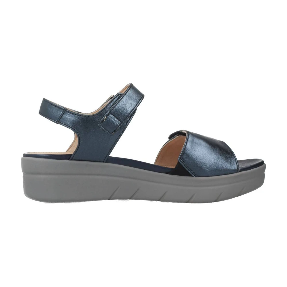 Stonefly Damen Blue,Brown Aqua Iii Laminierte Wedges,Laminierte Aqua Iii Wedges