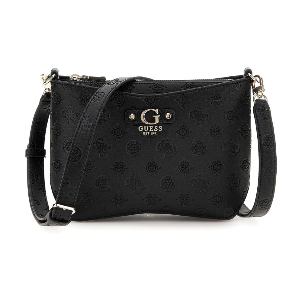 Guess Zwarte Schoudertas Gerty Girlfriend Sat Black Dames
