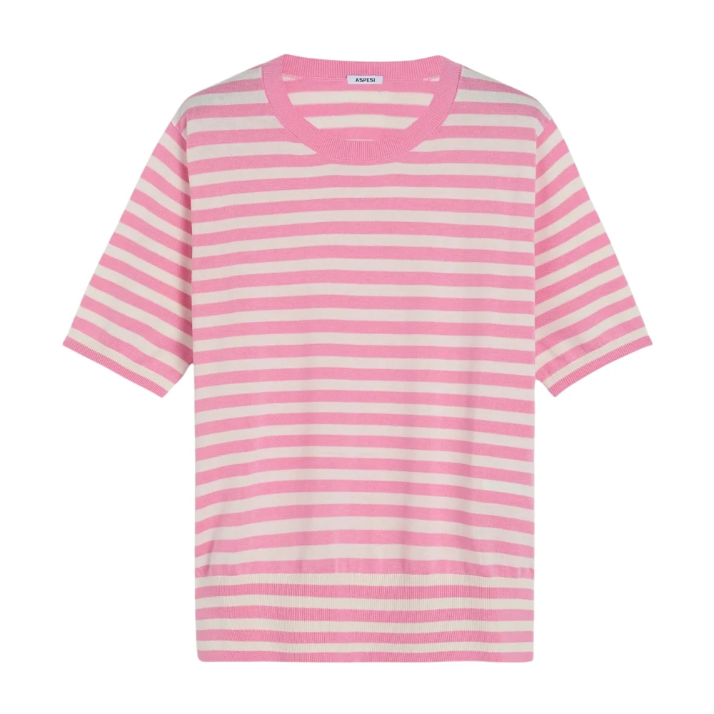 Aspesi - Tops > T-Shirts - Pink - Aspesi - Modalova