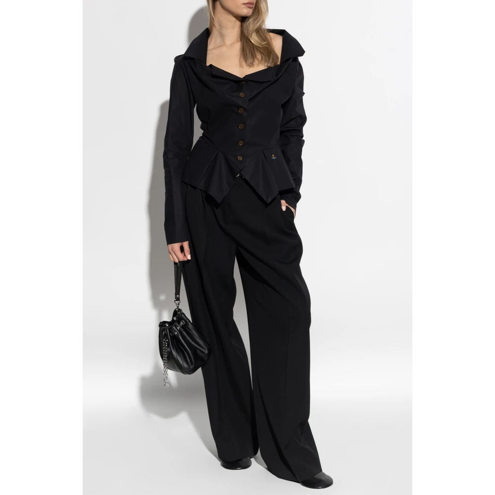 Vivienne Westwood Shirt 'Monday' Black Dames