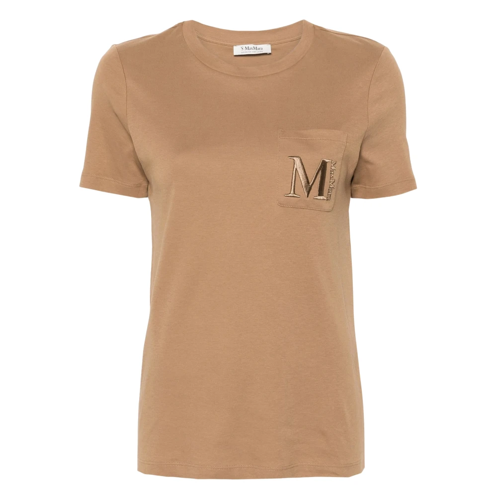 Max Mara Vrouw Bruin Tops Dames, Xs, Smmsegale T-Shirt
