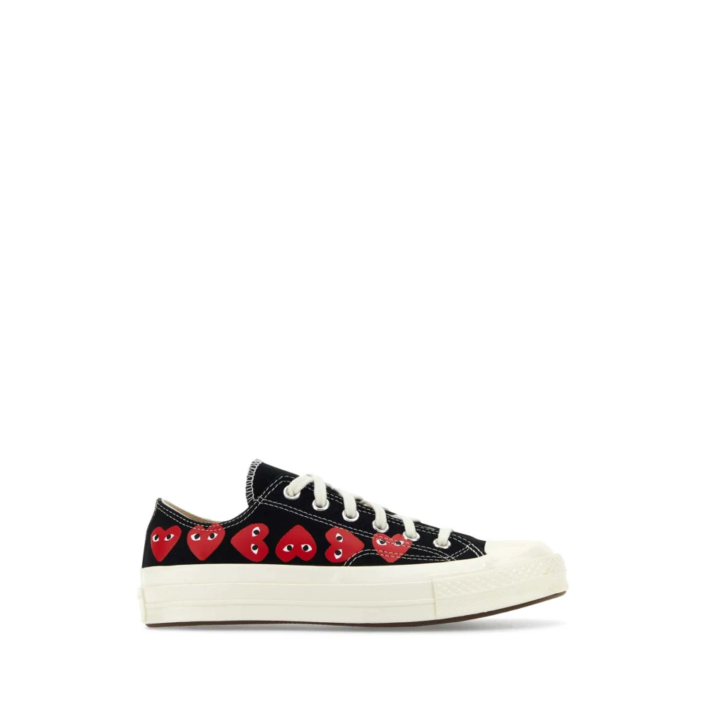 Comme des Garçons Play Chuck Taylor ’70 Multiheart Low Top Dames Schoenen Zwart