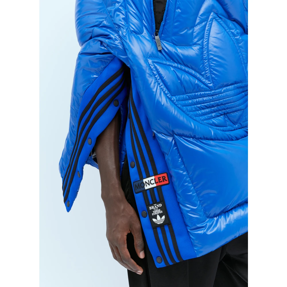 Moncler Gewatteerde Lange Donsjas Blue Heren