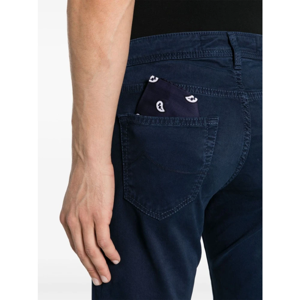 Jacob Cohën Pruisisch Blauwe Slim Fit Broek Blue Heren
