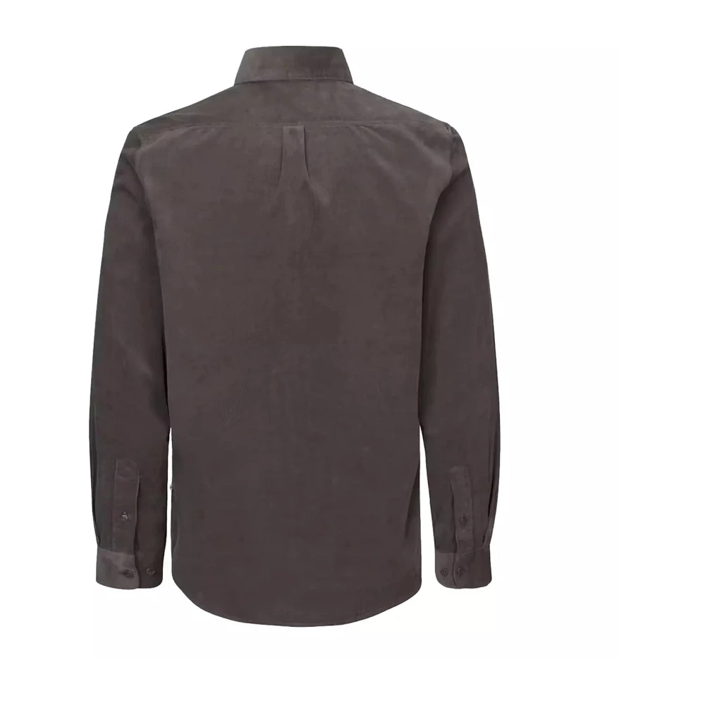 Samsøe Corduroy Regular Fit Overhemd met Knoopsluiting Brown Heren